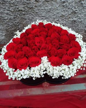 Buket Bunga Anniversary Romantis Pati